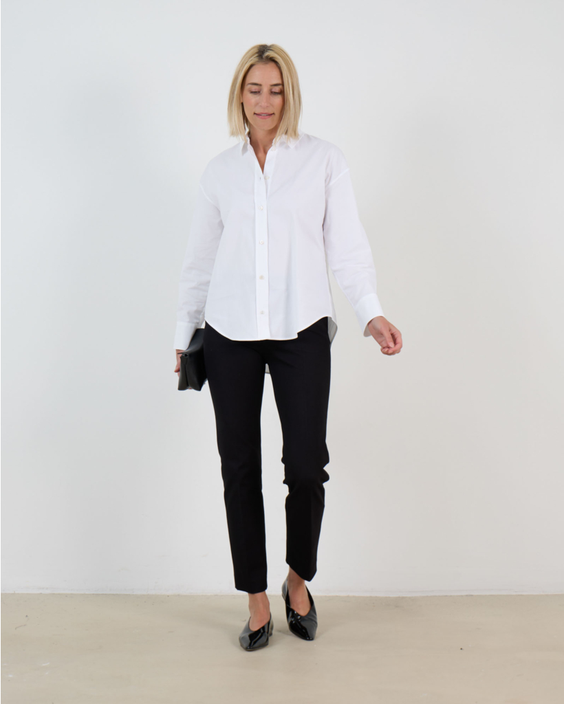 New Coleman Gabardine Trousers Black