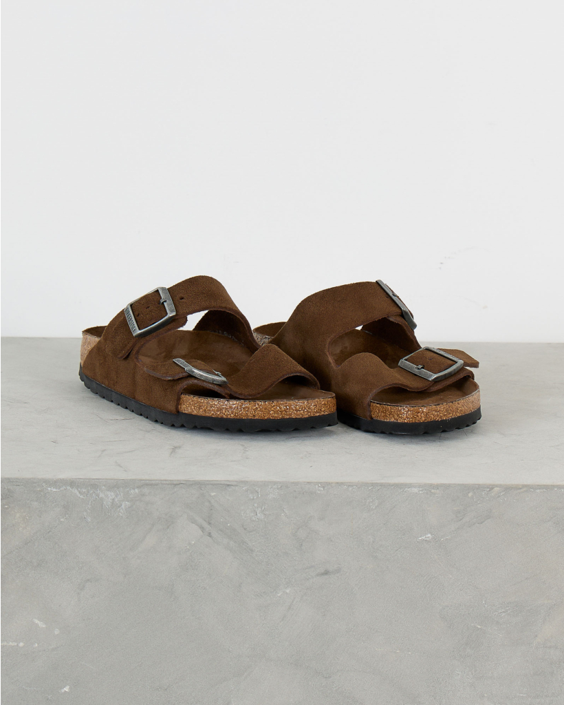 Arizona Soft Suede Sandals Carafe Tonal