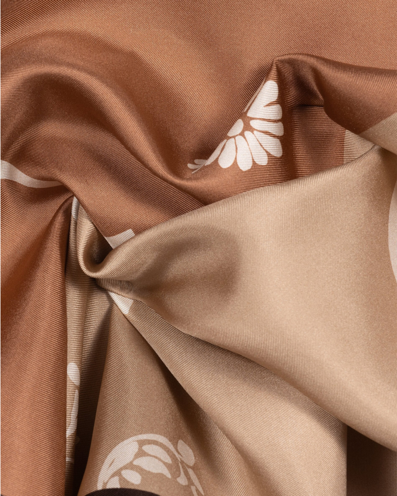 Silk Scarf with Print