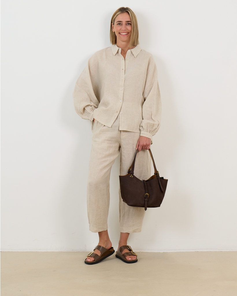 Gala Blouse Lange Mouw Beige