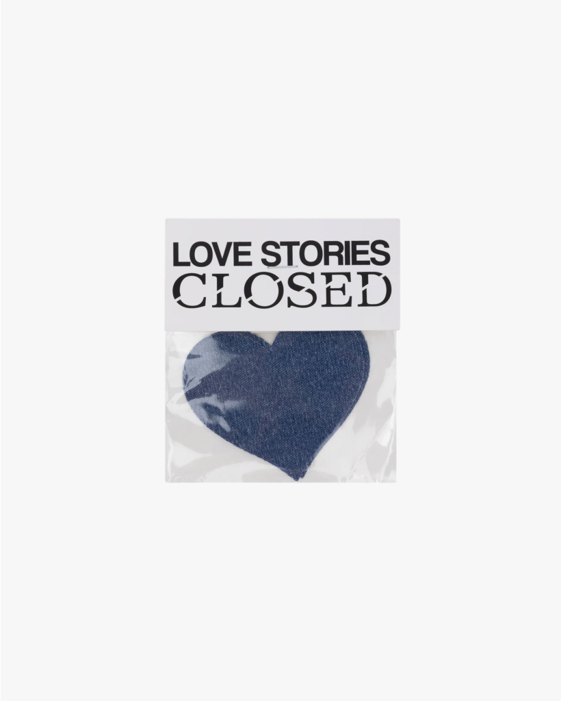 Closed x Love Stories - Blue Heart-Shaped Nipple Covers