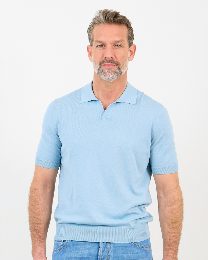 Pullover Polo Light Blue