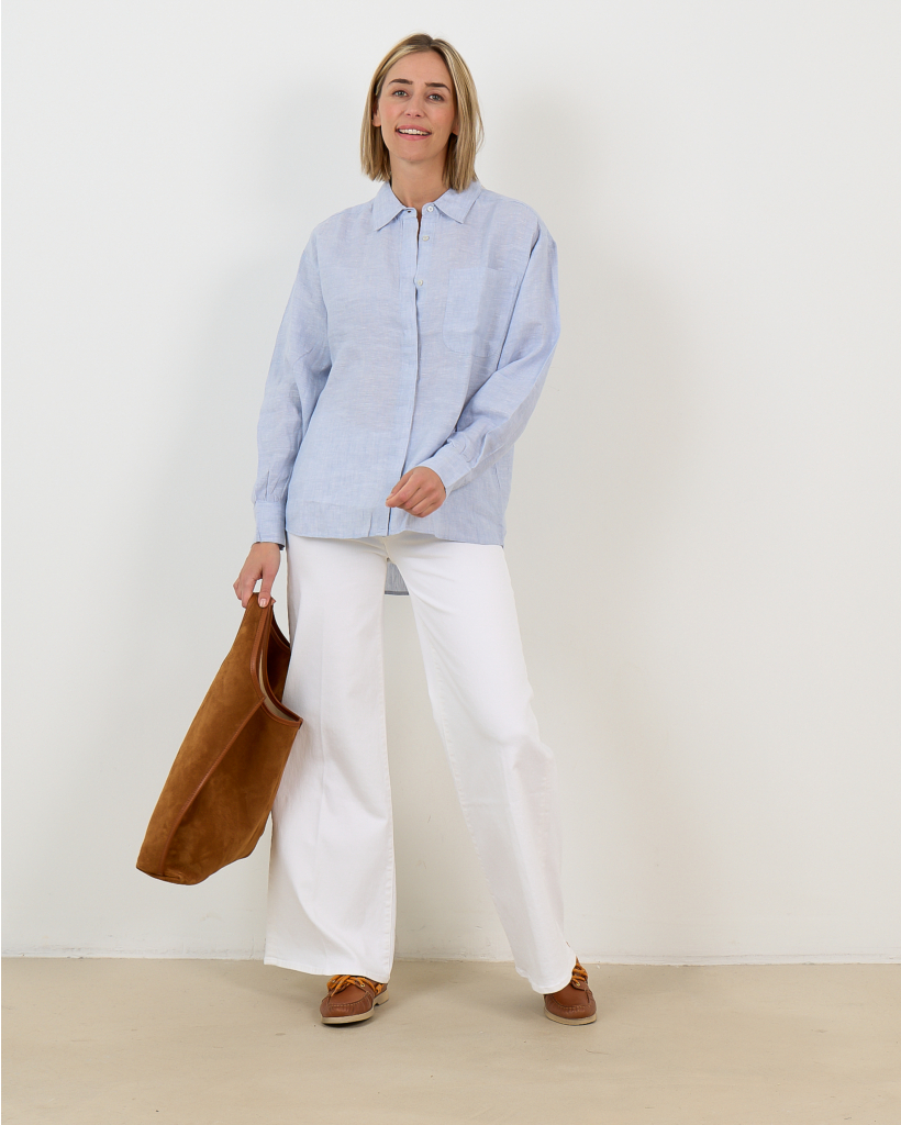 The Twister Sneak Wide-Leg Jeans White