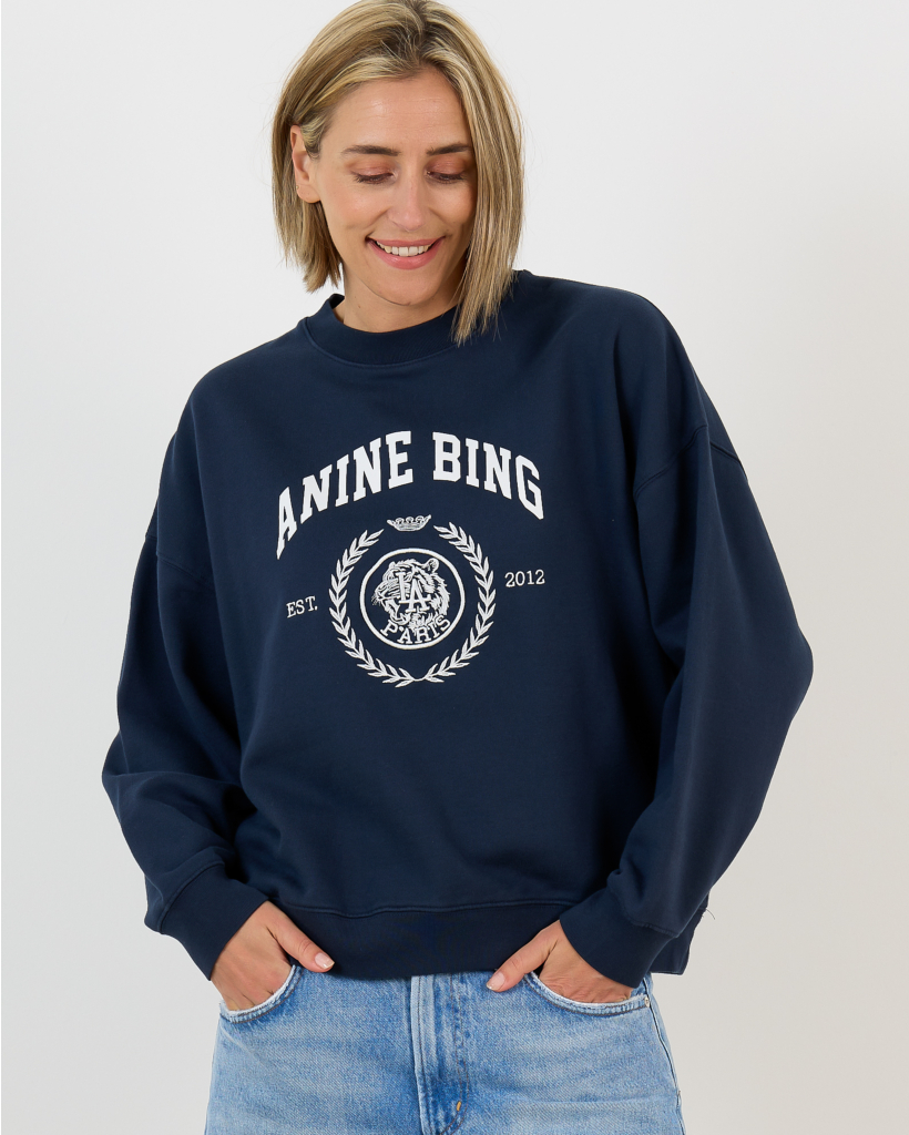Miles Sweater in Collegiate Navy