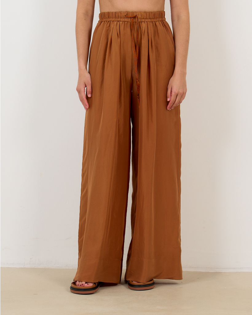 Bronze Silk Trousers