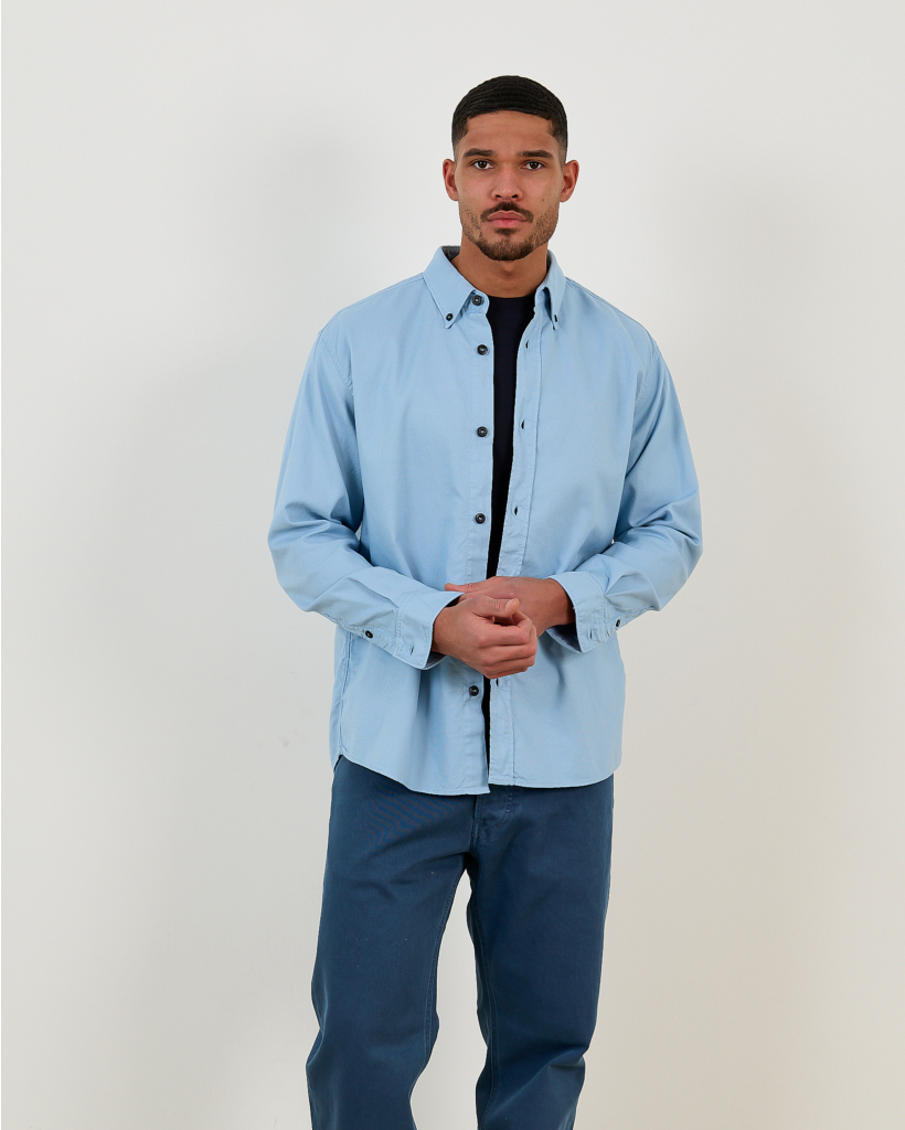 1100004 Camica Long-Sleeve Shirt Dust Blue