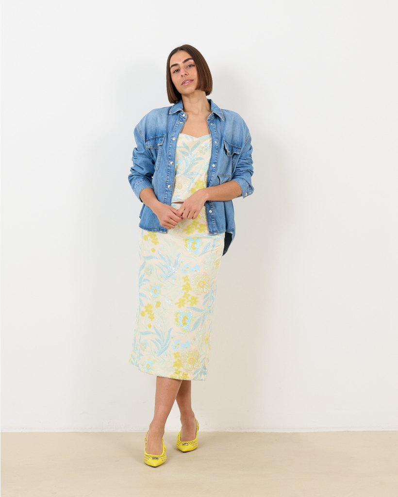 Washed Blue Overshirt