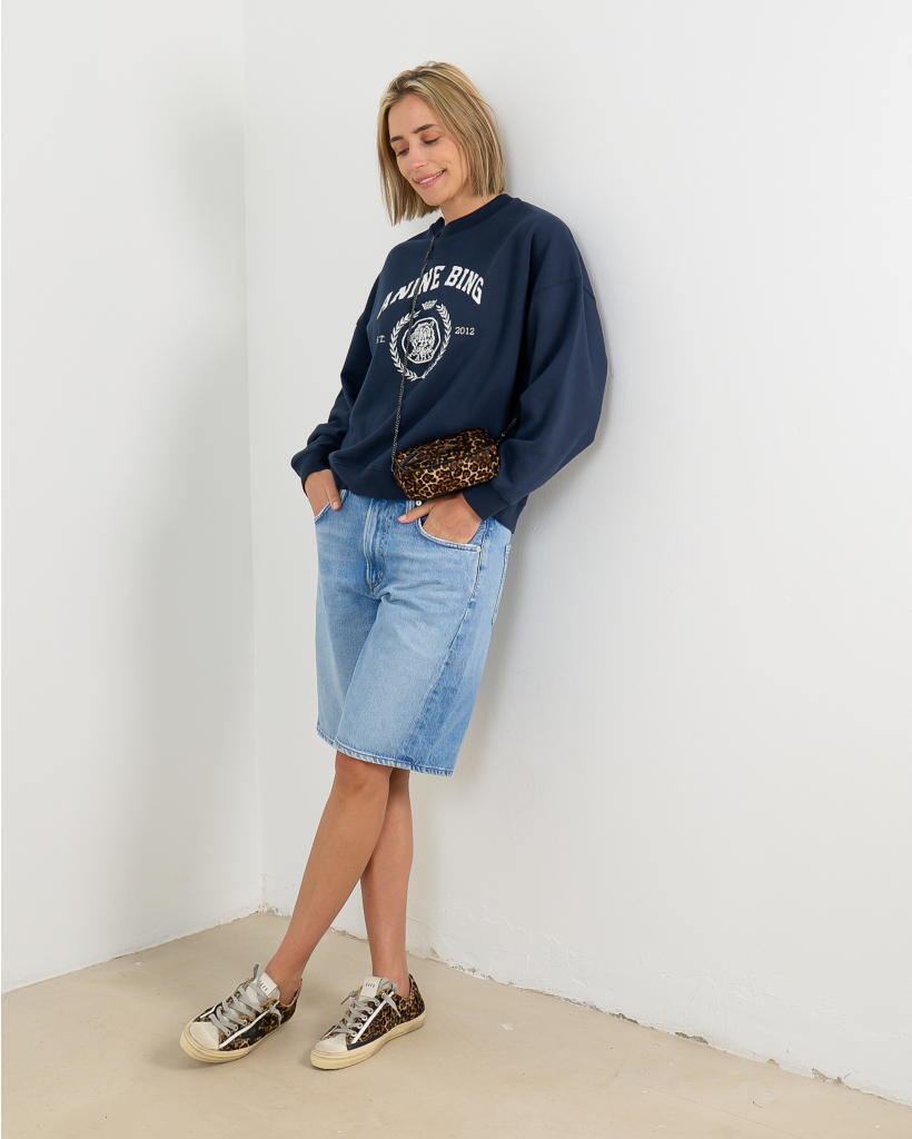 Miles Sweater in Collegiate Navy