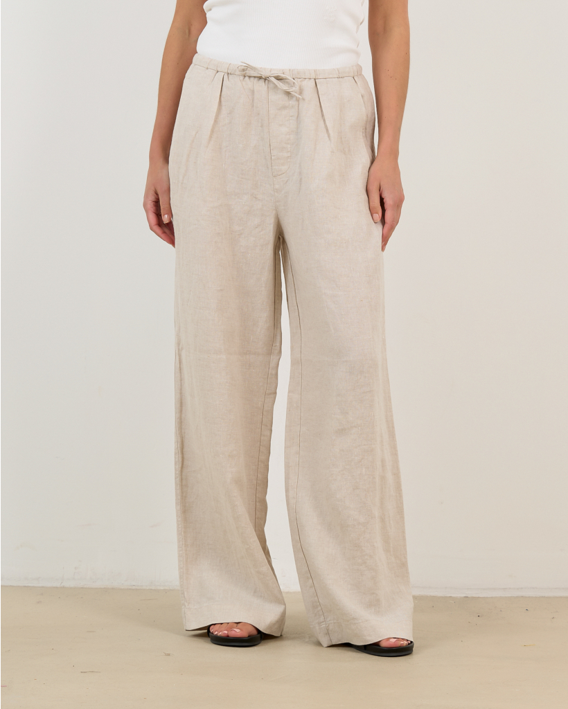 Linen Wynston Trousers Beige