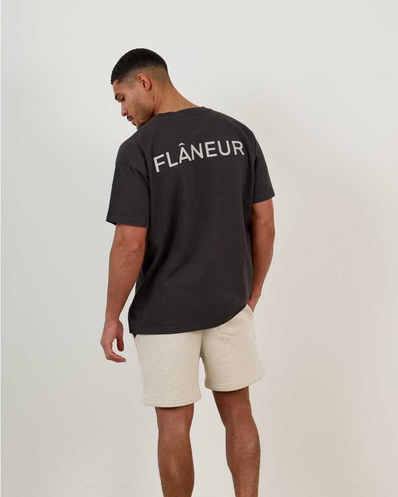 Double Logo T-shirt Black