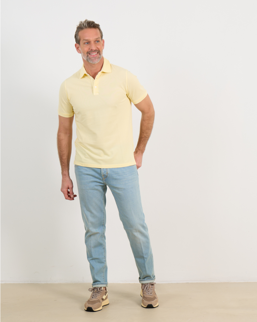 North light yellow polo