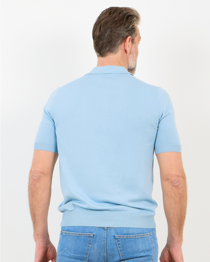 Pullover Polo Light Blue