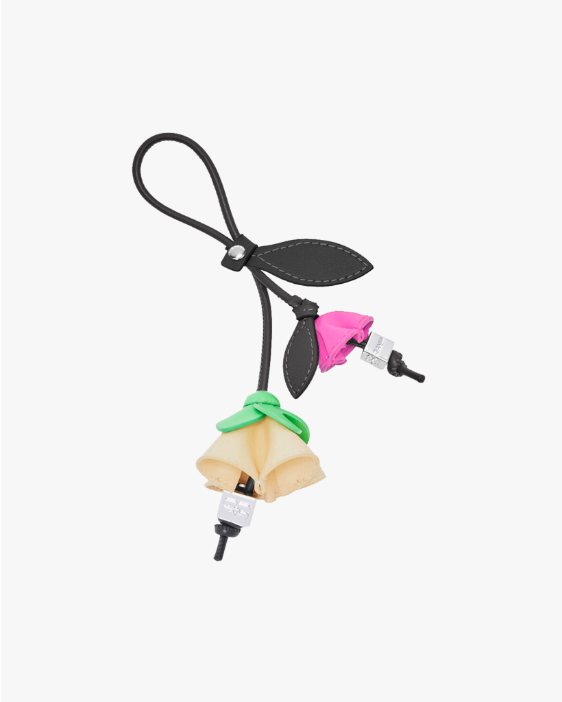 Flower Bag Charm Classic Green