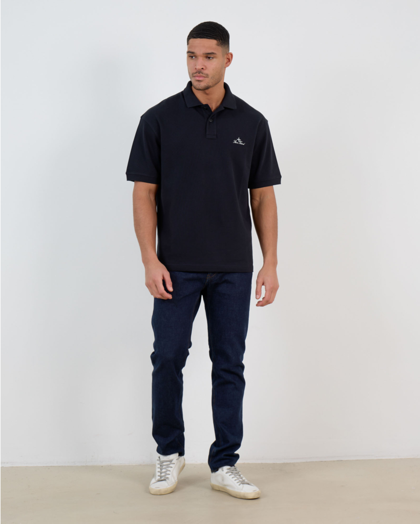 2200001 Polo Short Sleeve Dark Navy Blue