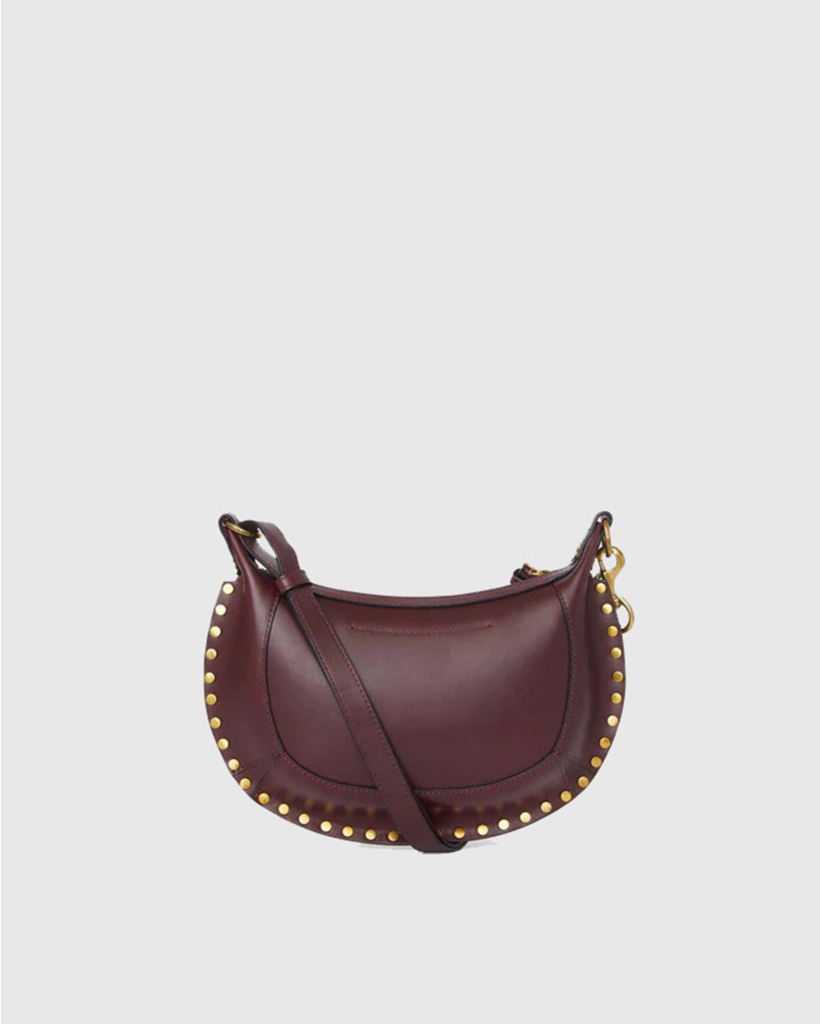 Oskan Moon Bag in Burgundy