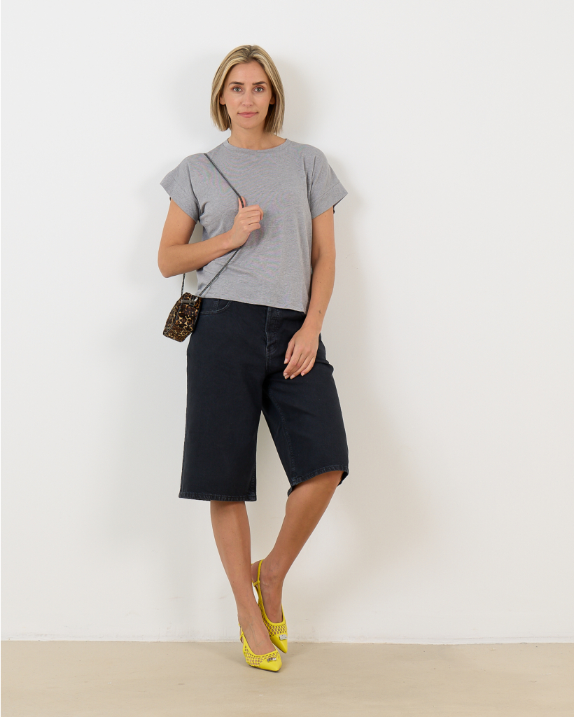 Grey melange T-shirt