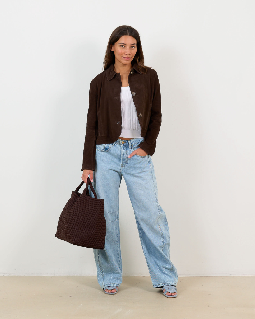 Lirella Slim Fit T-Shirt with Openwork Pattern - White