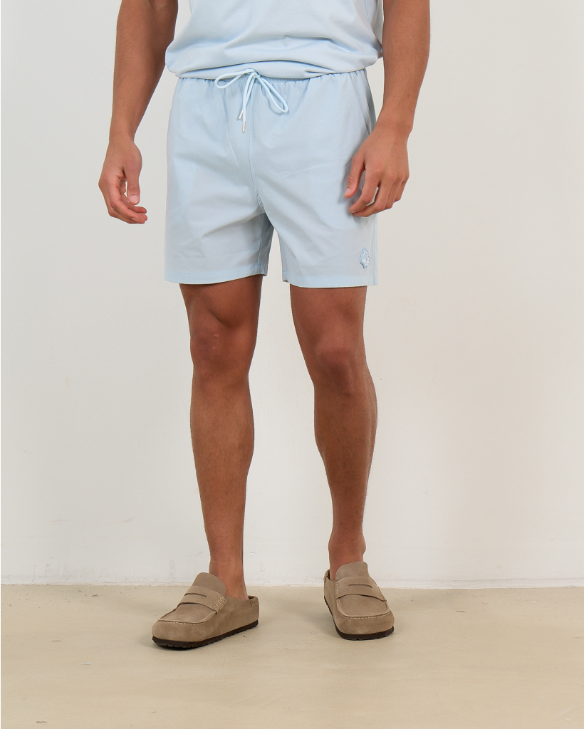 Rubber Blossom swim shorts blue