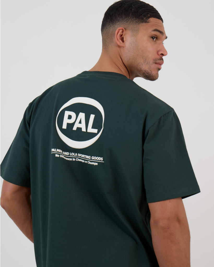 Short-sleeved T-shirt in myrtle