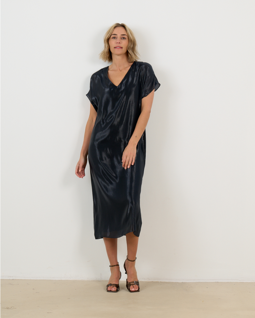 Goldaming Black Glitter Dress