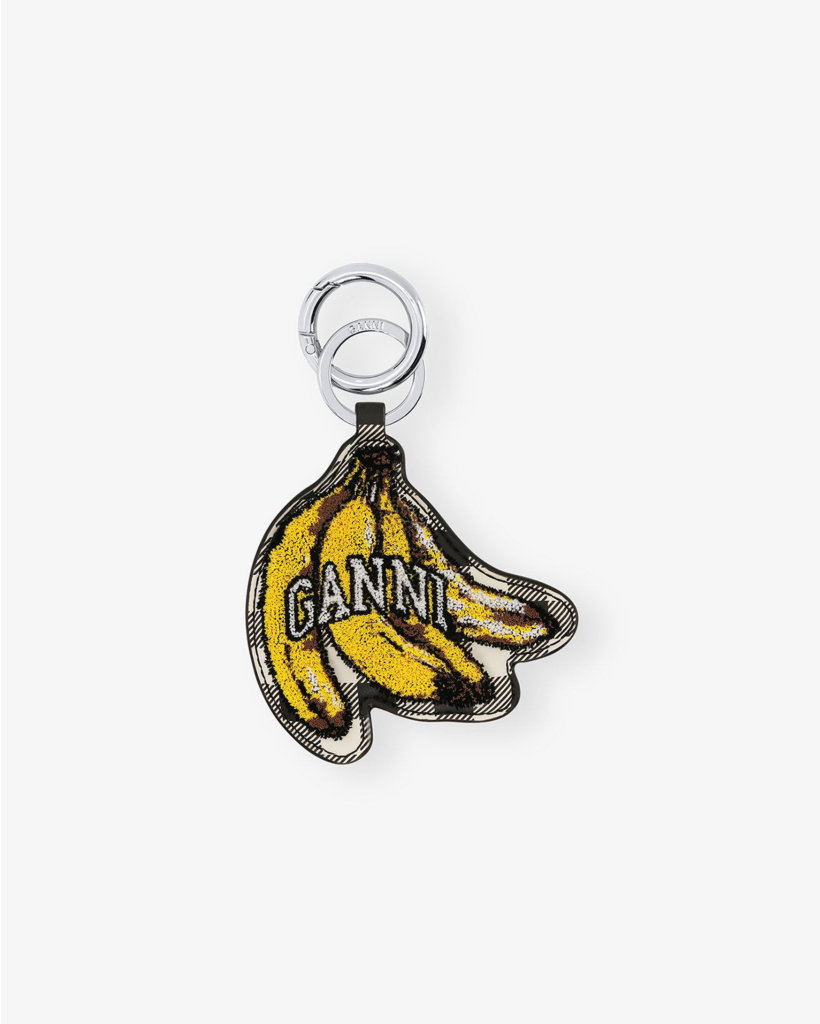 Black Banana Key Ring