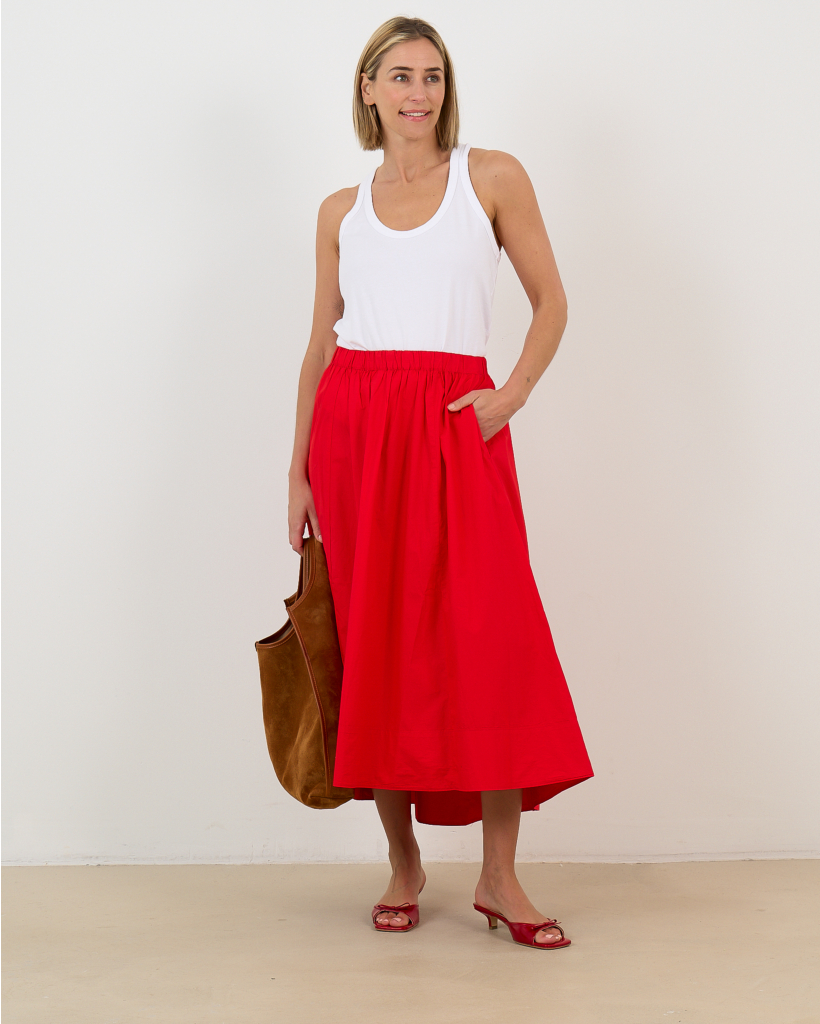 Gwynn Skirt Red Flash