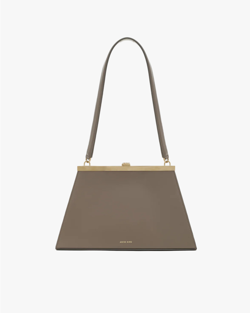 Taupe handbag