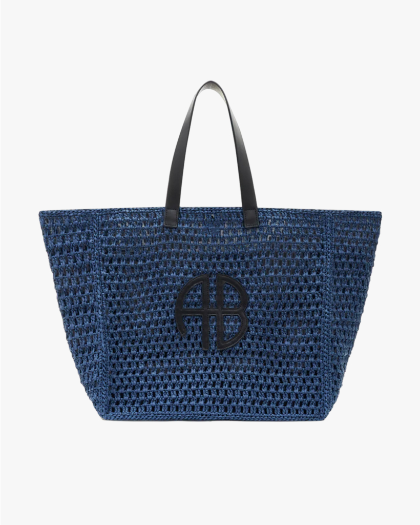 Blue Woven Bag