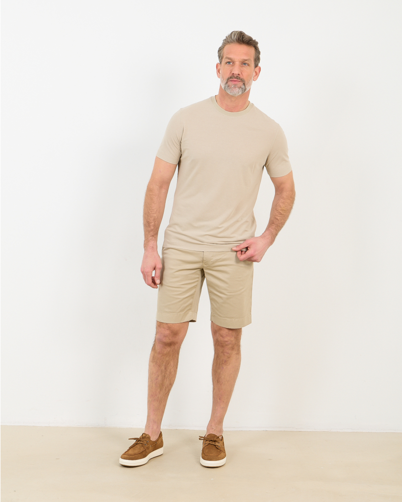 Beige Ice Cotton T-Shirt