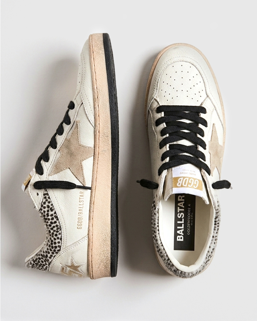Ballstar Leather Sneaker Cream