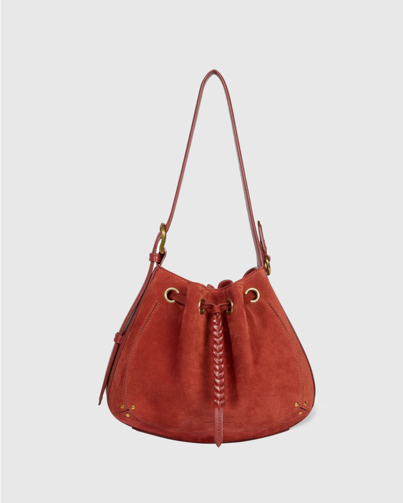 Andy Bag Rust Split Suede