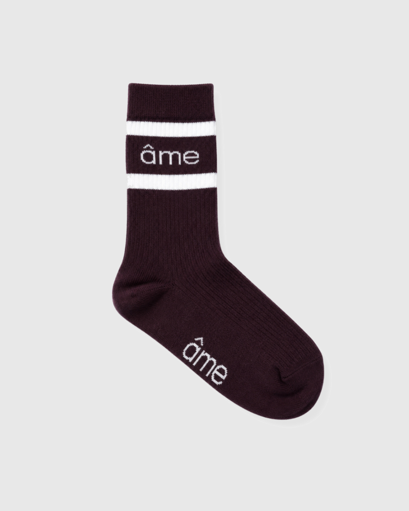 Diego Burgundy Socks