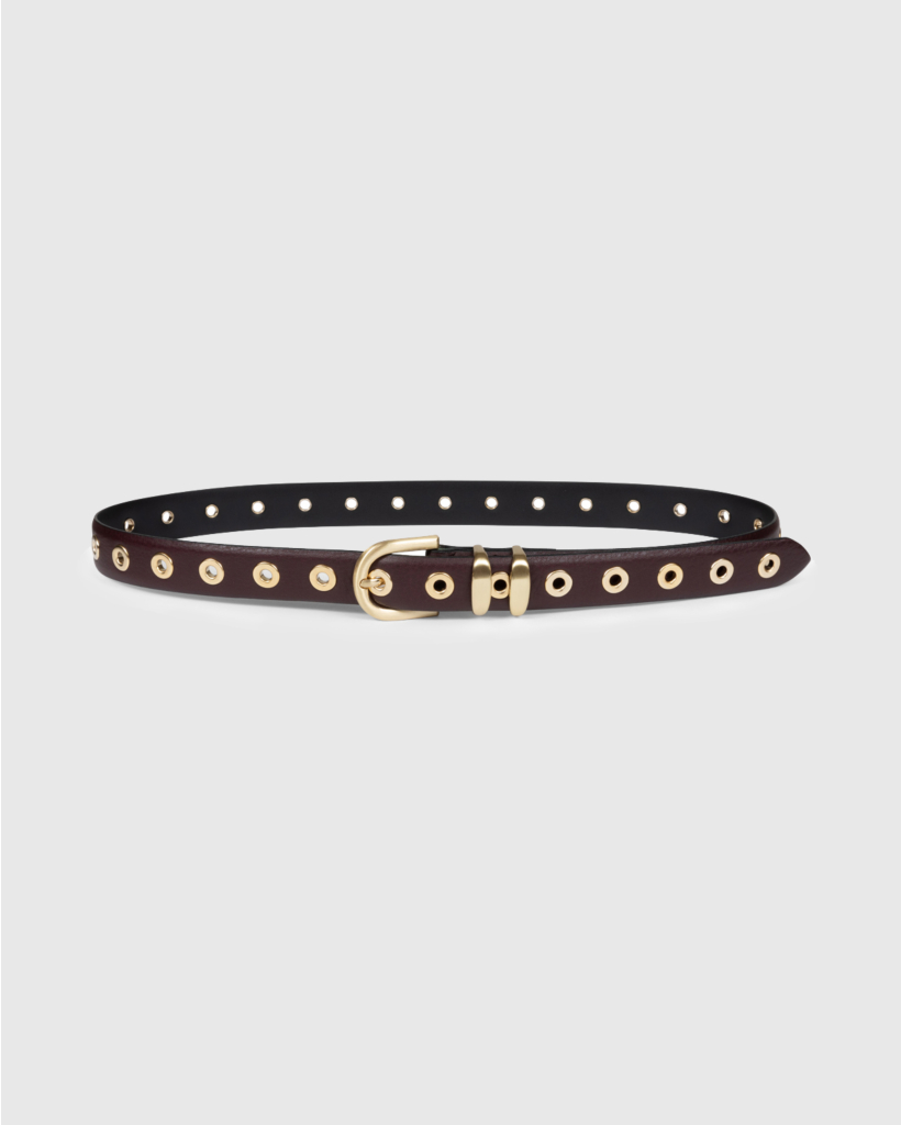 Leon Burgundy Belt