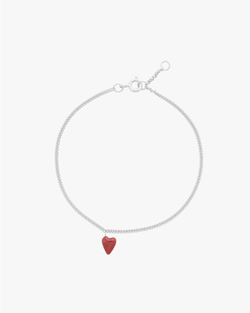Silver Heartbeat Bracelet