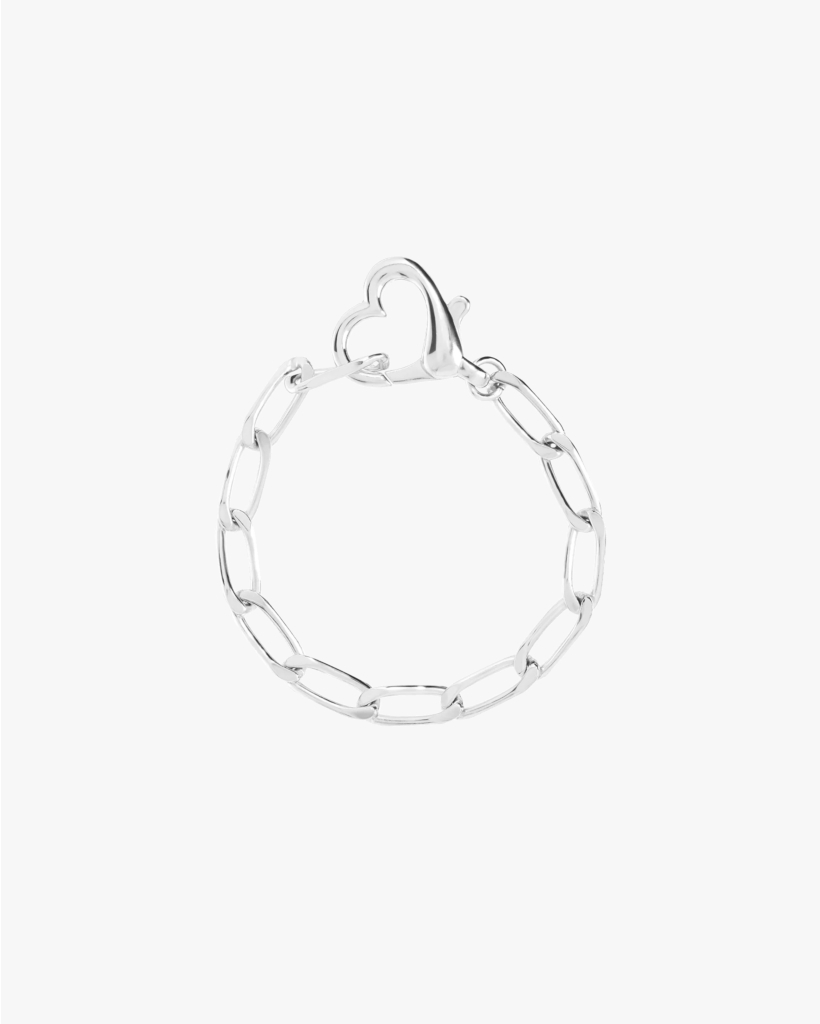 Silver-Plated Locked Love Bracelet