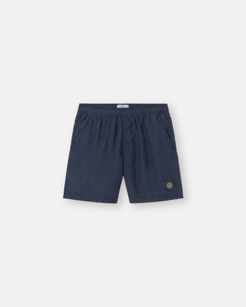 B100B09 Swim Shorts Logo Navy