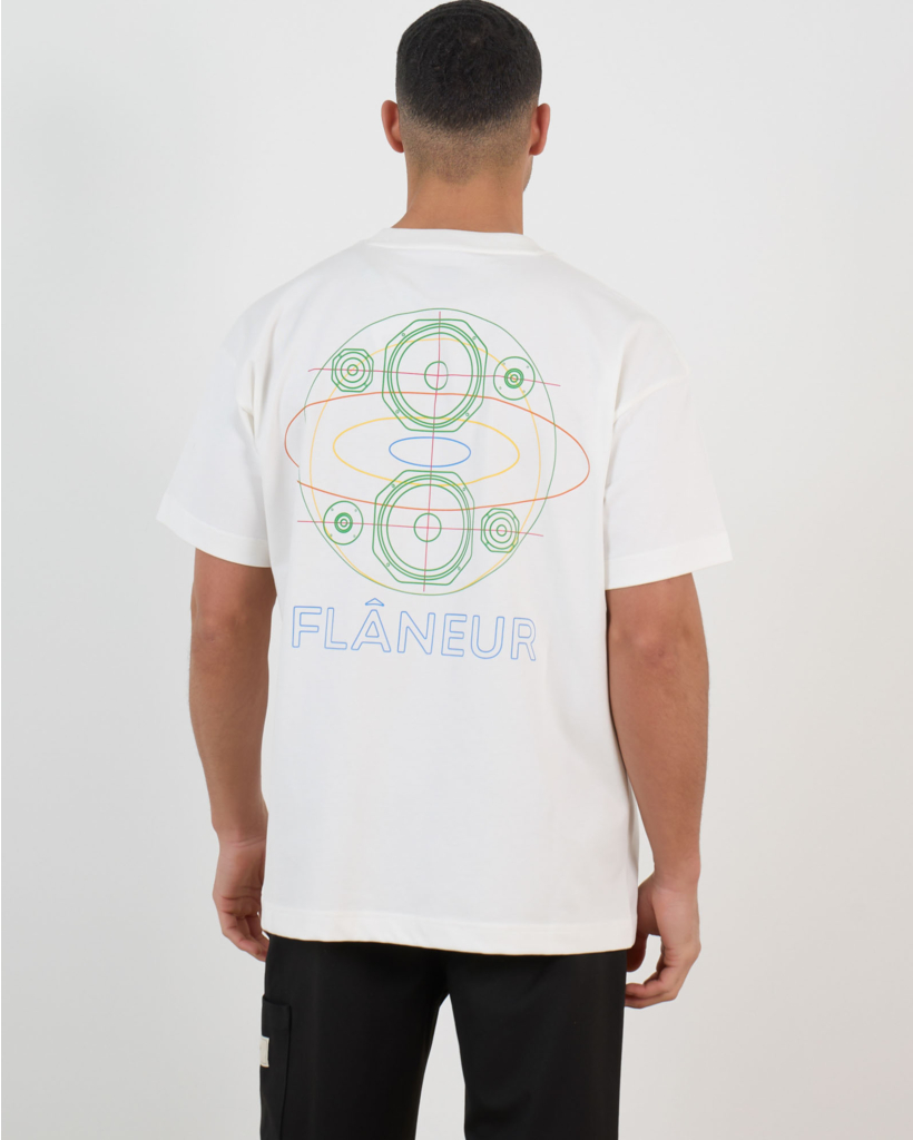 Speaker Graphic Design T-Shirt White
