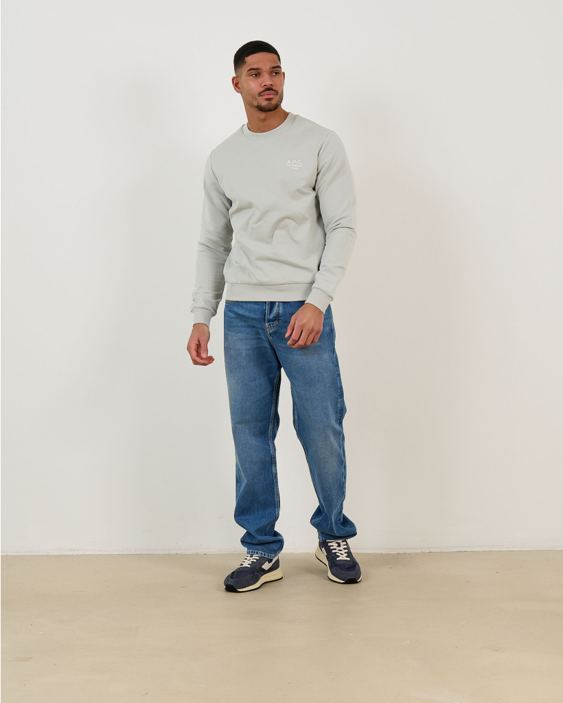 Rue Madame Sweatshirt Blue Grey/White