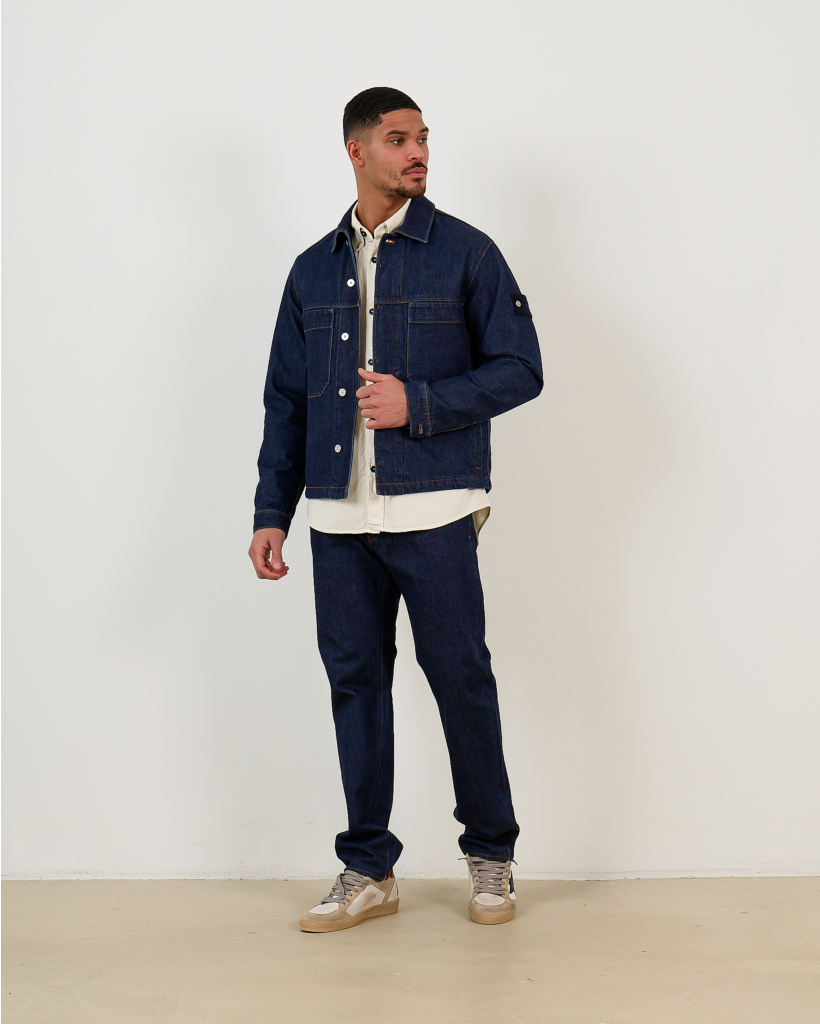 J100005 Regular Straight Fit Jeans Blue Rinse