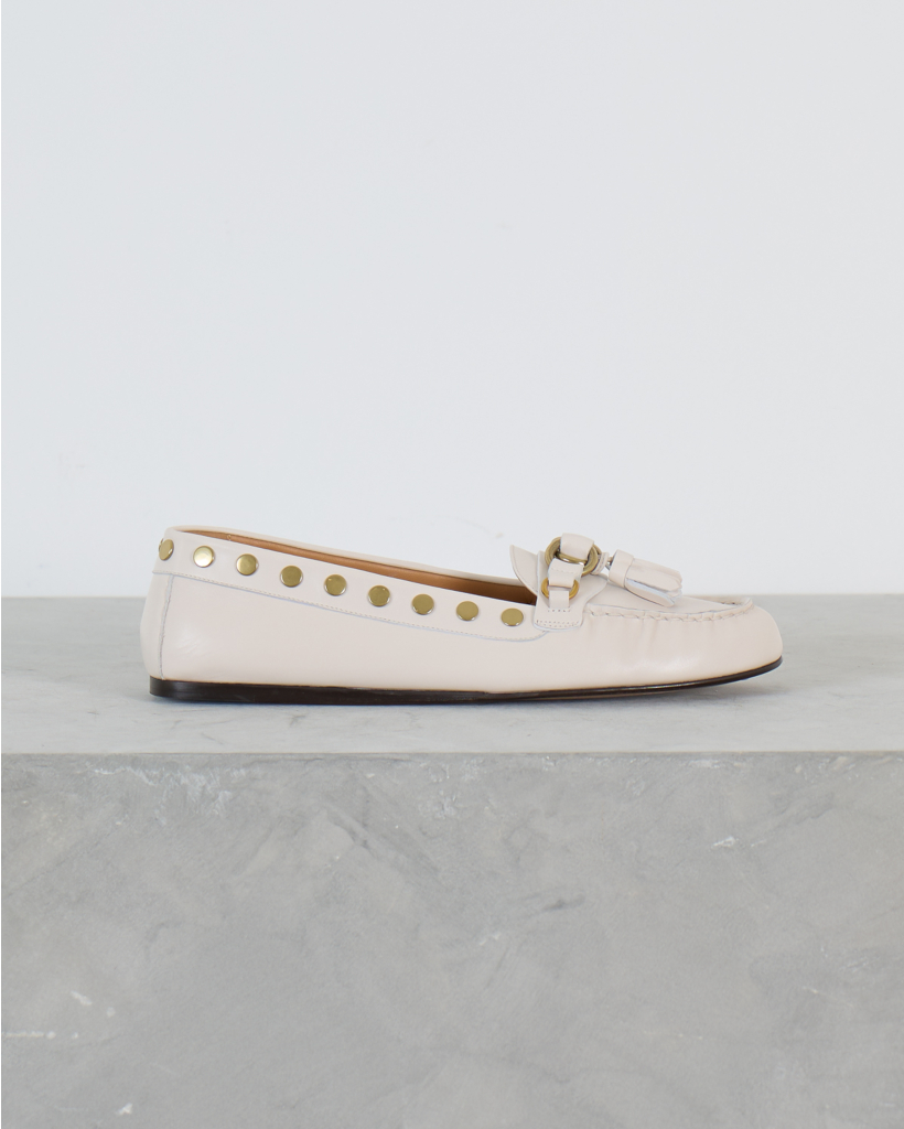 Faxel Off-White Leather Loafer