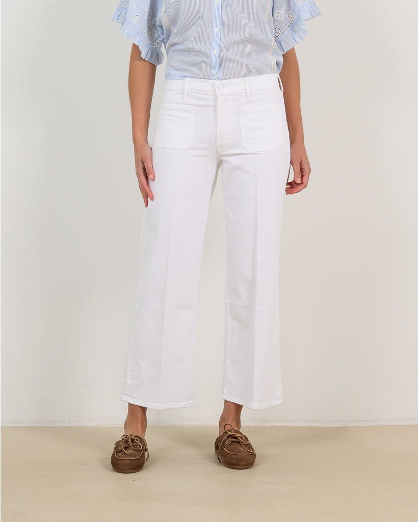 Cropped Jeans with Patch Pockets Totally Innocent