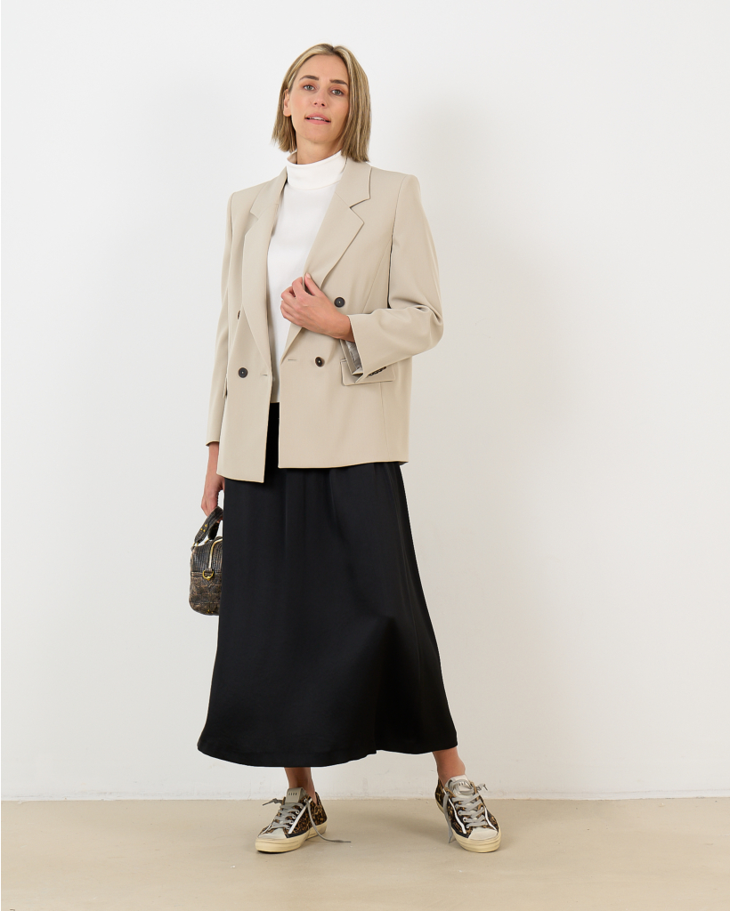 Alaria Satin Blouse Off-White