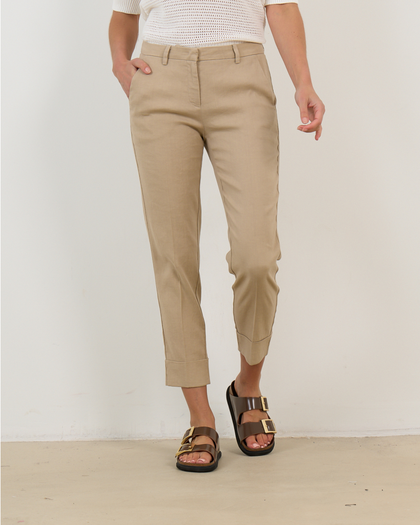 Krystal Linen Trousers Sand