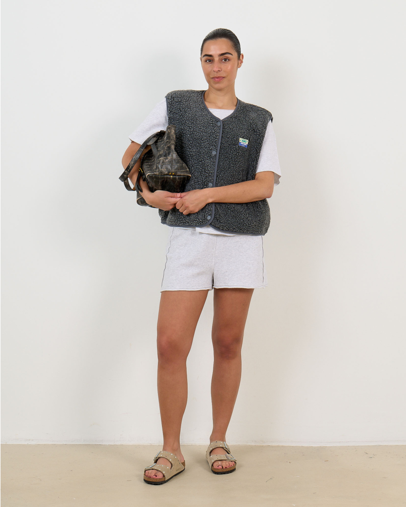 Atubay Shorts with Logo - Grey