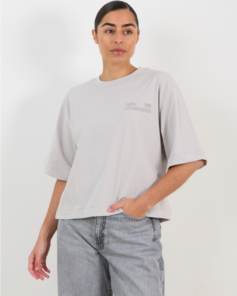 Jiana T-shirt Micro Chip Gray