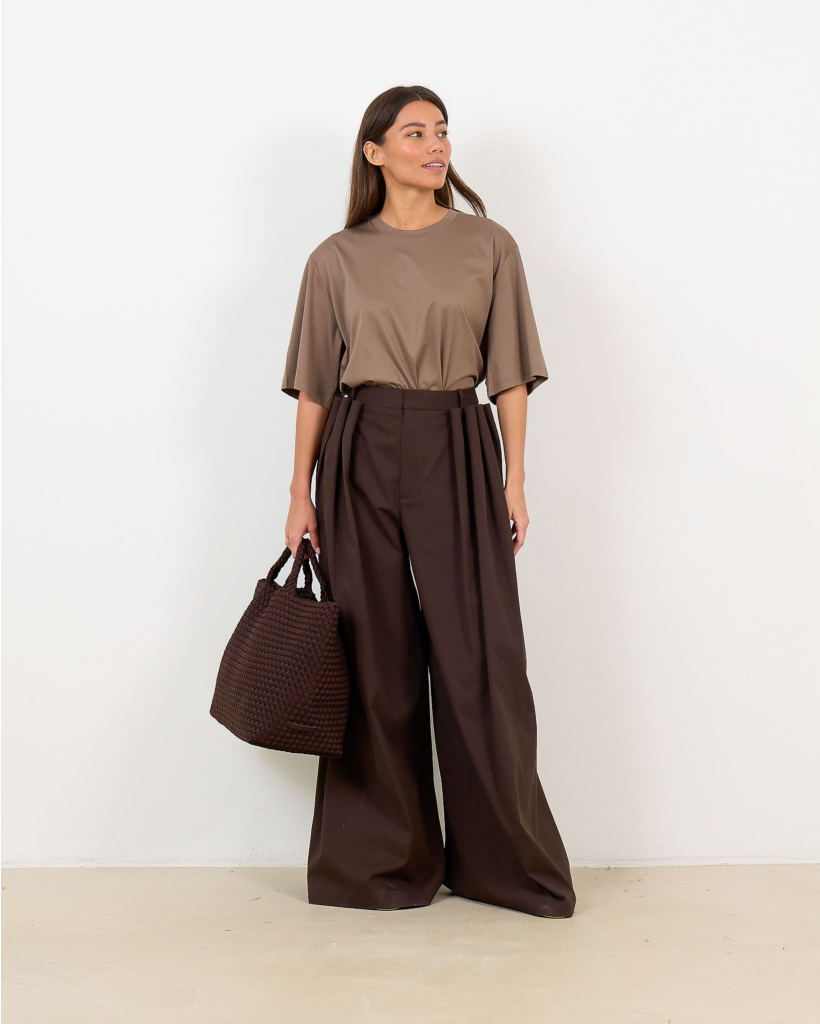 Oversized Taupe Shirt