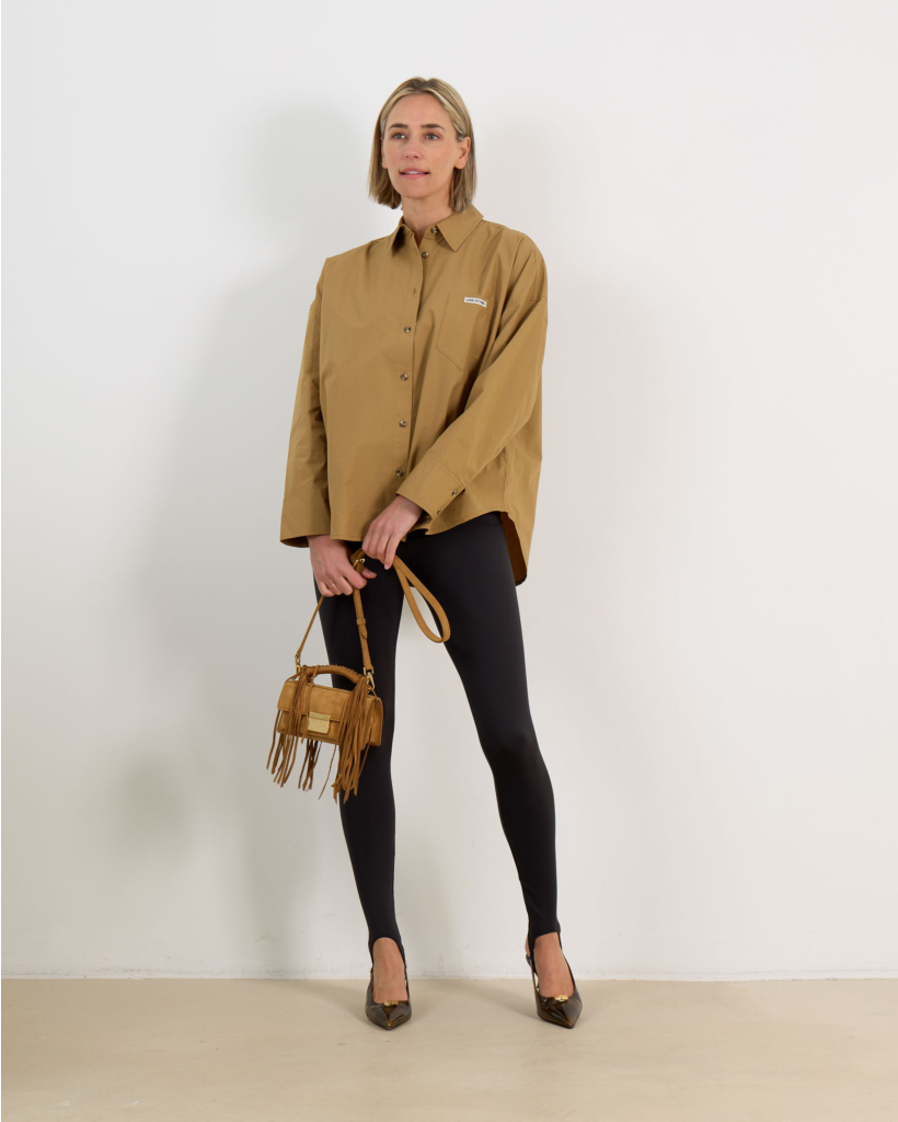John Leggings with Stirrup Hems - Black