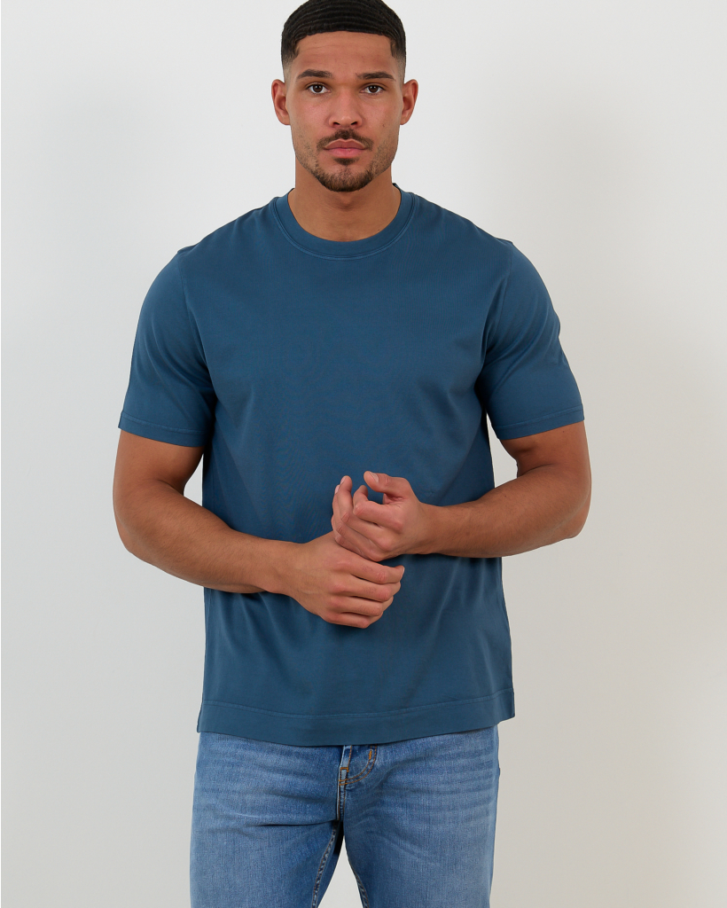 Extreme jersey T-shirt in petrol