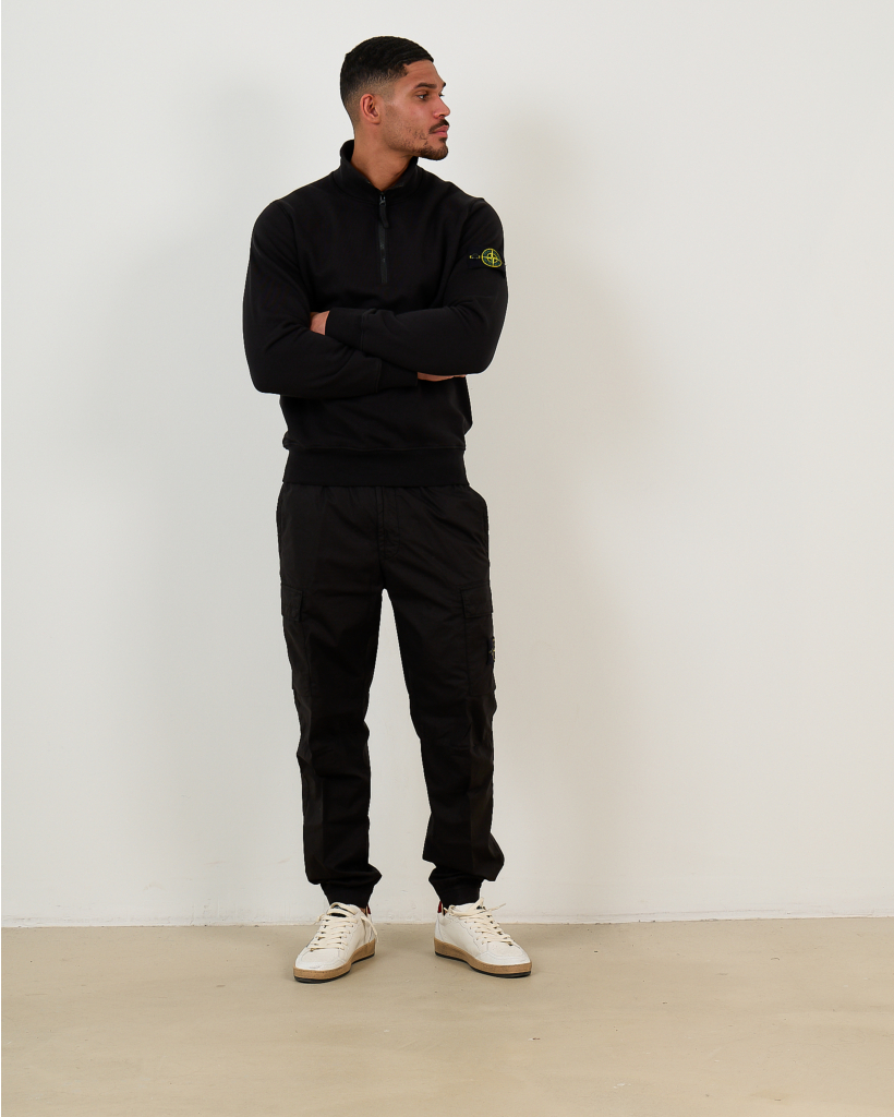 6100070 Half Zip Sweater Black