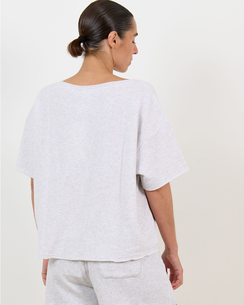 Atubay T-shirt with Grey Logo